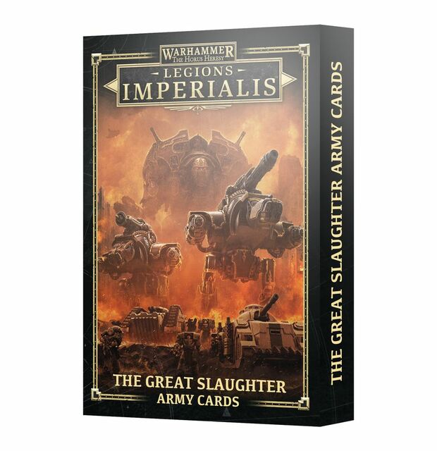 Games Workshop Warhammer The Horus Heresy Legions Imperialis The Great Slaughter Army Cards