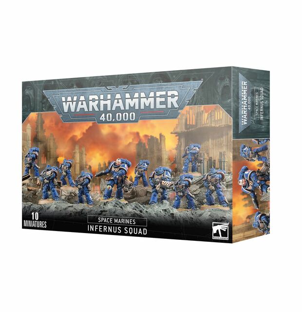 Games Workshop Warhammer 40,000 Adeptus Astartes Space Marines Infernus Squad Miniature Model Kit