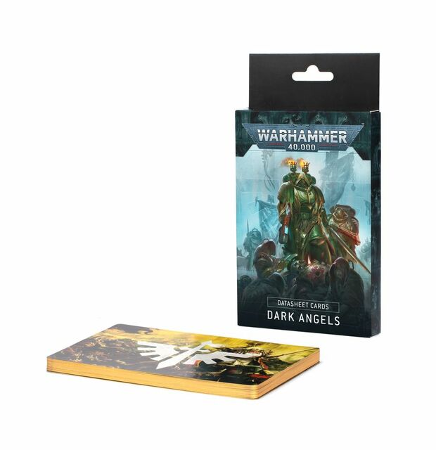 Games Workshop Warhammer 40,000 Adeptus Astartes Dark Angels Datasheet Cards