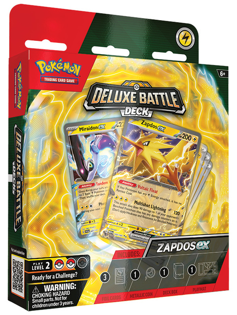 Pokemon Trading Card Game Zapdos ex Deluxe Battle Deck