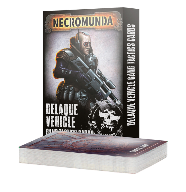Games Workshop Necromunda Delaque Vehicle Gang Tactics Cards