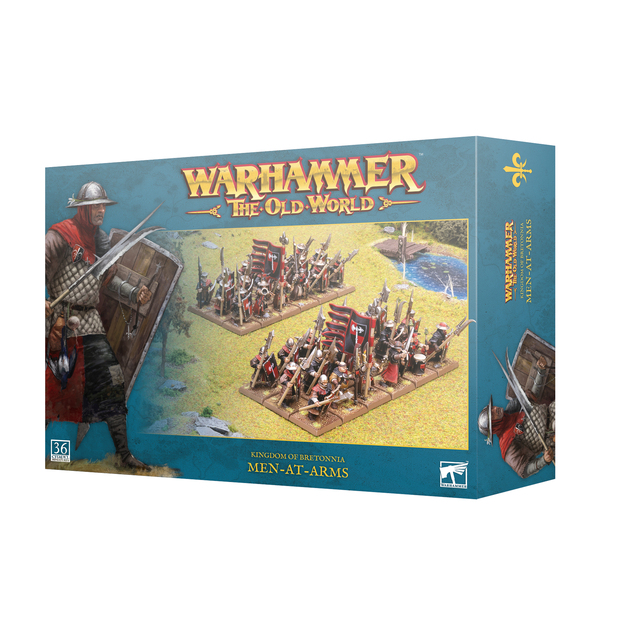 Games Workshop Warhammer The Old World Kingdom of Bretonnia Men at Arms Miniature Model Kit
