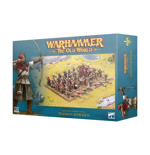 Games Workshop Warhammer the Old World Kingdom of Bretonnia Peasant Bowmen Miniature Model Kit