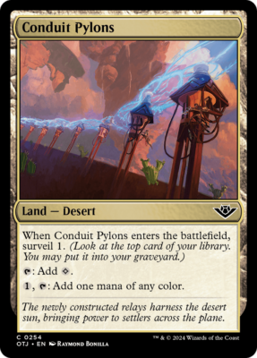 otj desert lands pauper mtg outlaws of thunder junction