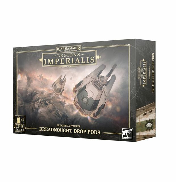 Games Workshop Legions Imperialis Dreadnought Drop Pods Miniature Model Kit