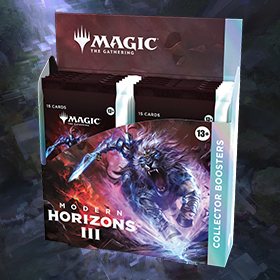 Magic the Gathering Trading Card Game Modern Horizons 3 Box of 12 Collector Booster Packs