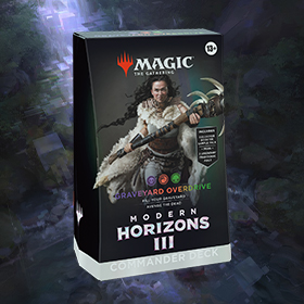 Magic the Gathering Trading Card Game Modern Horizons 3 Black Red Green Commander Deck Graveyard Overdrive