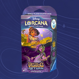 Disney's Lorcana Trading Card Game Ursula's Return Amber and Amethyst Starter Deck