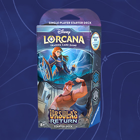 Disney's Lorcana Trading Card Game Ursula's Return Sapphire and Steel Starter Deck