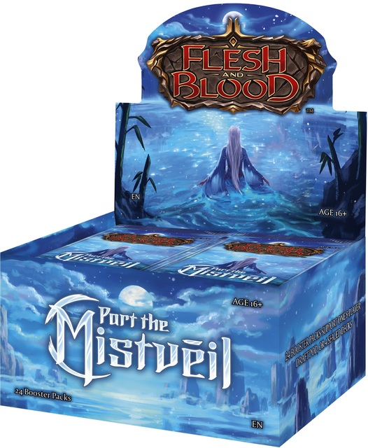 Flesh and Blood Trading Card Game Part the Mistveil Booster Box Display