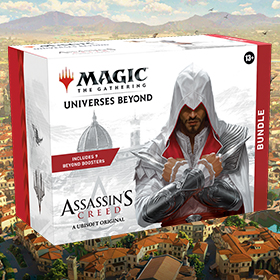 Magic The Gathering Universes Beyond Assassin's Creed Bundle of 9 Beyond Boosters