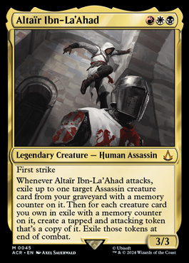 assassin's creed altair universes beyond mtg spoilers