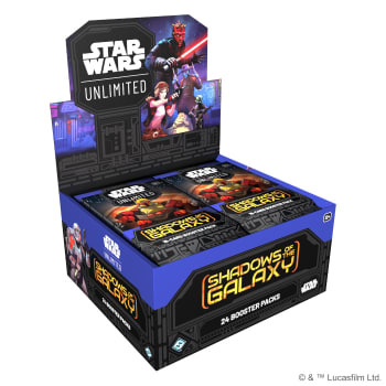 Star Wars: Unlimited Trading Card Game Shadows of the Galaxy Booster Box of 24 Booster Packs