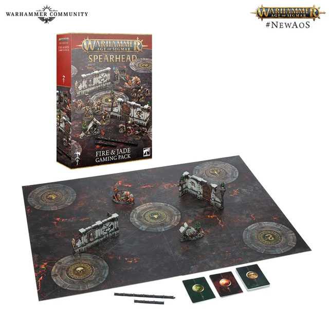 Games Workshop Fire and Jade Gaming Pack for Age of Sigmar Forth Edition