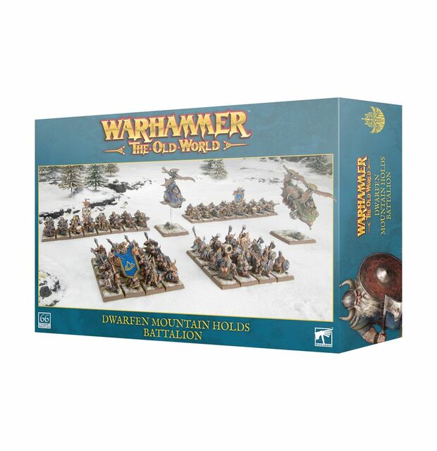 Games Workshop Warhammer The Old World Dwarfen Mountain Holds Battalion Boxed Set