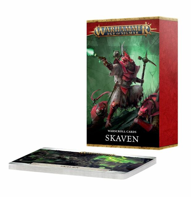 Games Workshop Warhammer Age of Sigmar Skavne Warscroll Cards