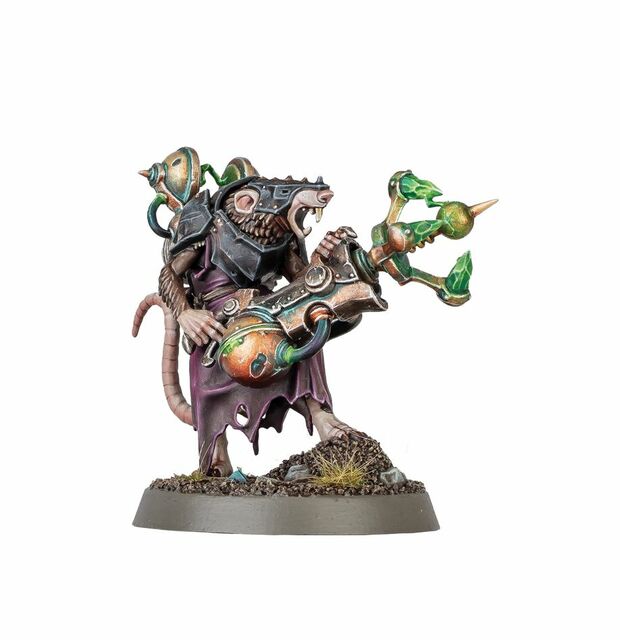 Games Workshop Warhammer Age of Sigmar Skaven Warlock Galvaneer