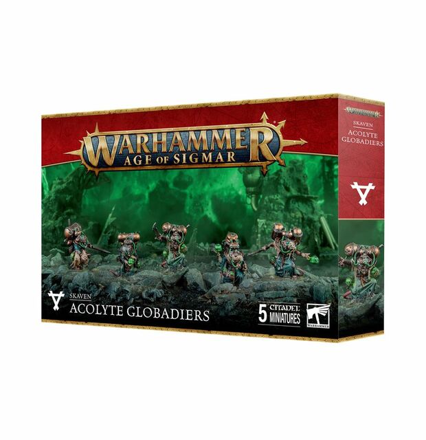 Games Workshop Warhammer Age of Sigmar Skaven Acolyte Globadiers