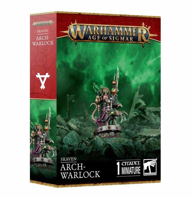 Games Workshop Warhammer Age of Sigmar Skaven Arch-Warlock