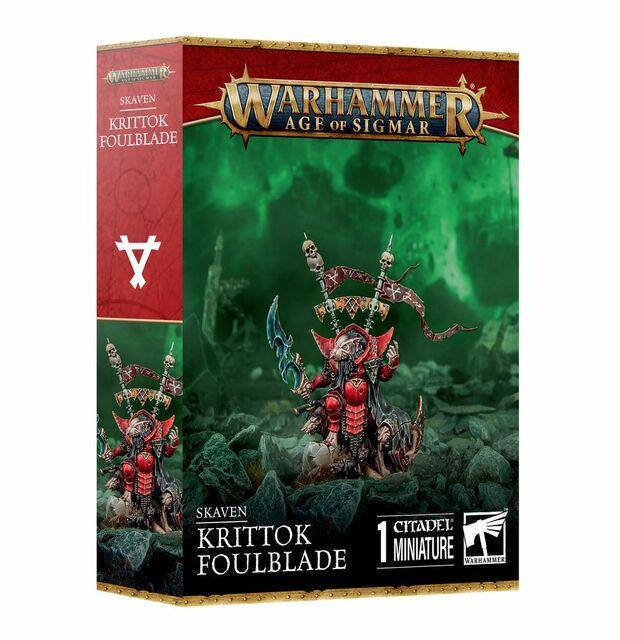 Games Workshop Warhammer Age of Sigmar Skaven Krittok Foulblade