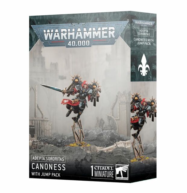 Games Workshop Warhammer 40,000 Adepta Sororitas Canoness with Jump Park