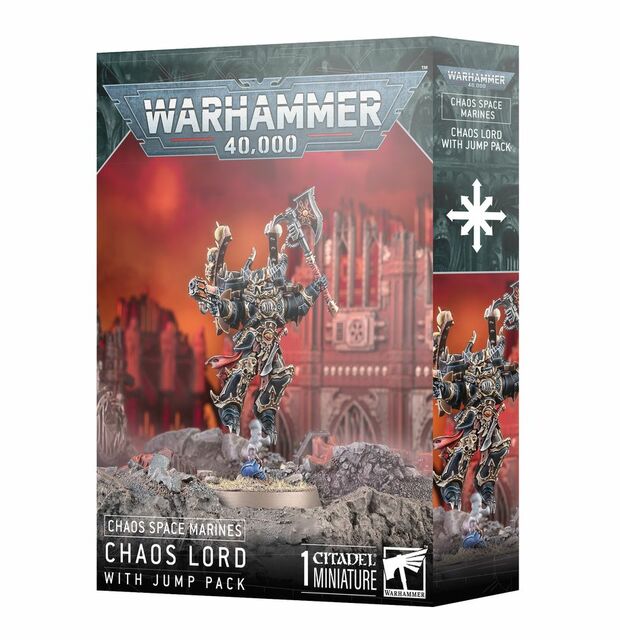 Games Workshop Warhammer 40,000 Chaos Space Marines Chaos Lord with Jump Pack