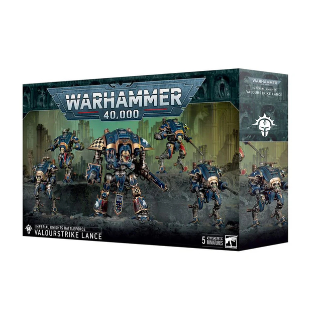 Games Workshop Warhammer 40,000 Holiday Battleforce Imperial Knights Valourstrike Lance