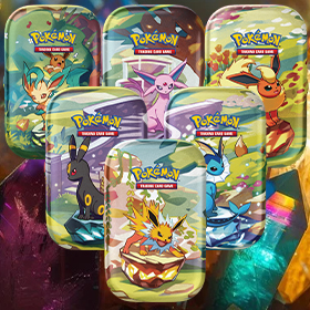 Pokemon Trading Card Game Prismatic Evolutions Mini Tins