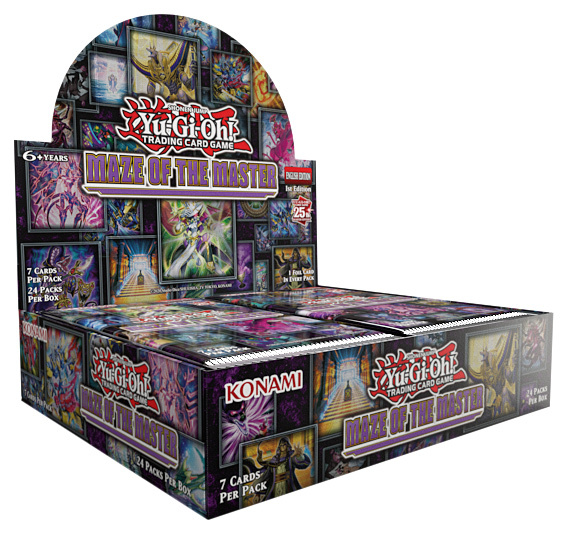 Yu-Gi-Oh Trading Card Game Maze of the master booster box of 24 booster packs