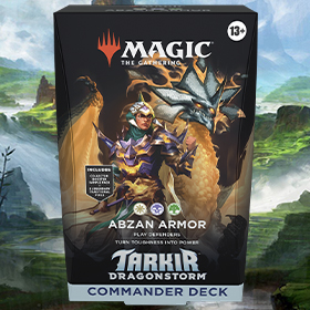 Magic The Gathering Trading Card Game Tarkir: Dragonstorm Abzan Armor Commander Deck