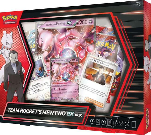 Pokemon trading card game team rocket's mewtwo ex box set