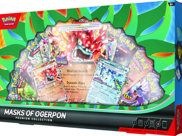 Pokemon trading Card Game Masks of Ogerpon Premium Collection Boxed Set