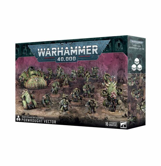 Games Workshop Warhammer 40,000 Death Guard Poxwrought Vector Battleforce Army Box