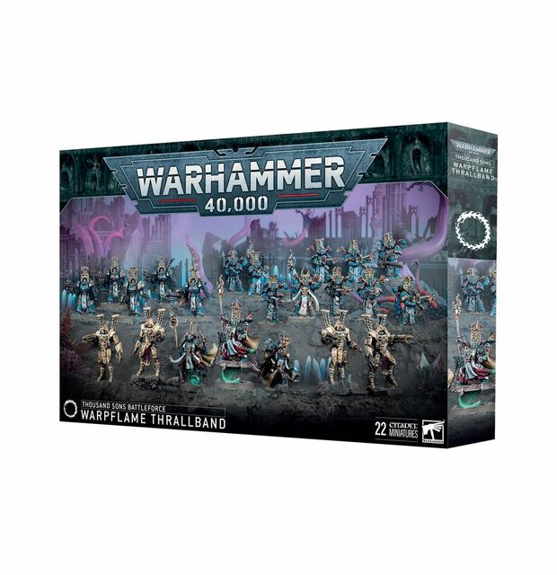 Games Workshop Warhammer 40,000 Thousand Sons Battleforce Warpflame Thrallband Boxed Set