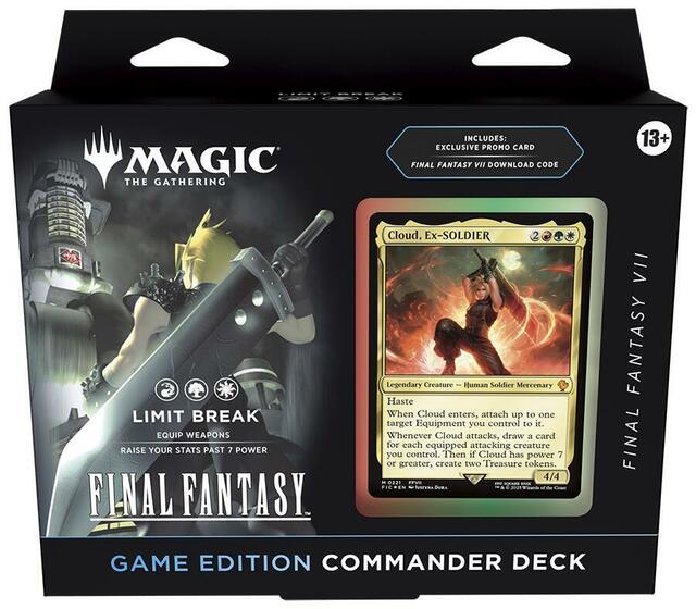 Magic: The Gathering Trading Card Game Final Fantasy Limit Break Final Fantasy VII Game Edition