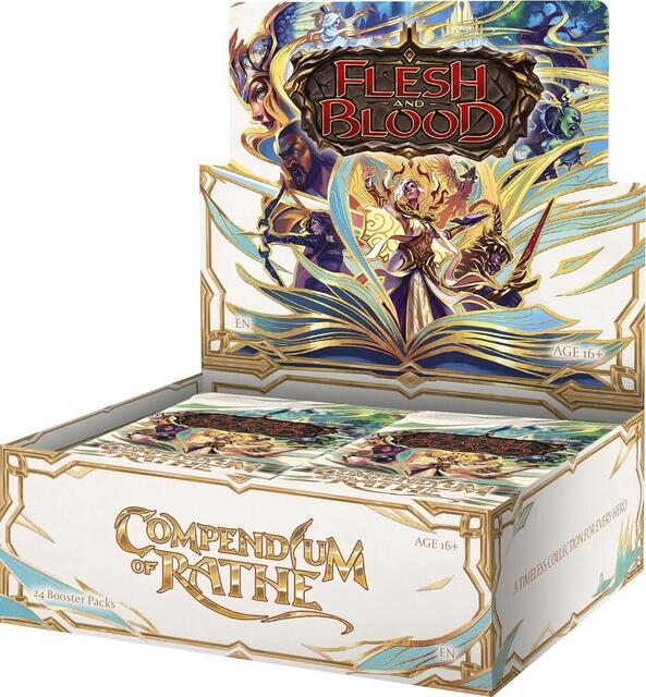Flesh and Blood Trading Card game Compendium of Rathe Booster Pack Display Box