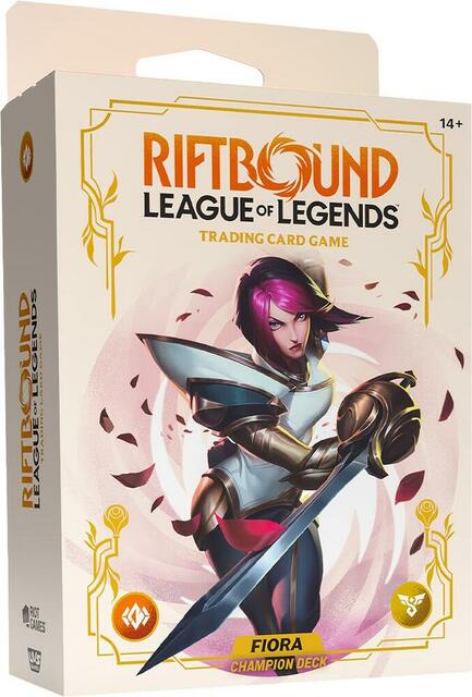 Riftbound League of Legends Trading Card Game Spiritforged Champion Deck Fiora