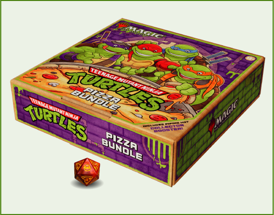 Magic the Gathering Trading Card Game Teenage Mutant Ninja Turtles Pizza Bundle
