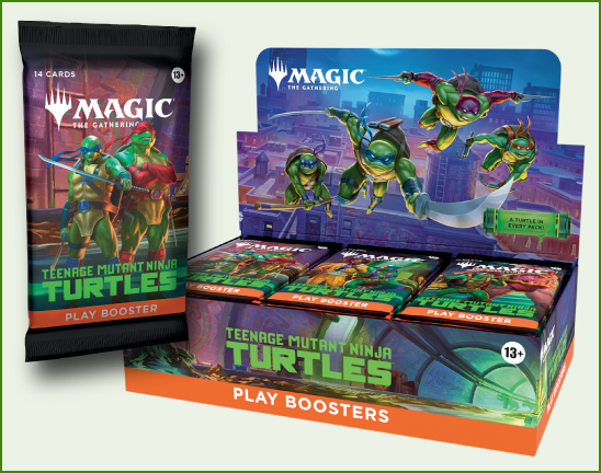Magic the Gathering Trading Card Game Teenage Mutant Ninja Turtles Play Booster Display