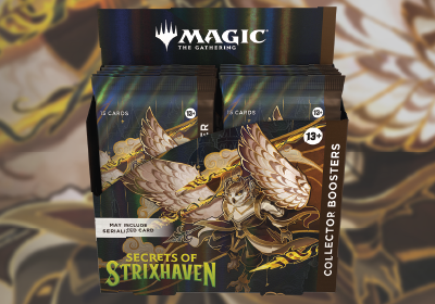 Magic the Gathering Trading Card Game Secrets of Strixhaven Collector Booster Pack Display