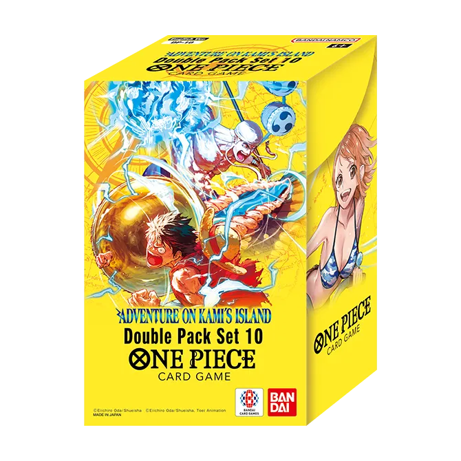 One Piece Trading Card Game Double Pack Volume 10 Boxed Set Adventure on Kami Island