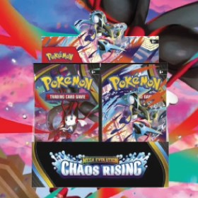Pokemon Trading Card Game Mega Evolution 4 Chaos Rising Booster Box Display of 36 Packs