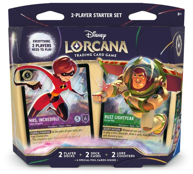 Disney Lorcana Wilds Unknown Two Player Starter Set