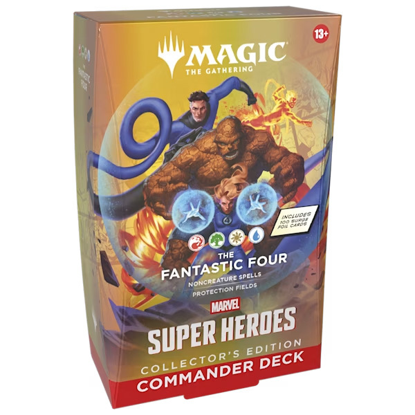 Magic the Gathering Trading Card Game Marvel Super Heroes The Fantastic Four Commander Deck Collectors Edition