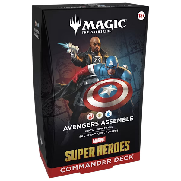 Magic the Gathering Trading Card Game Marvel Super Heroes Commander Deck Avengers Assemble