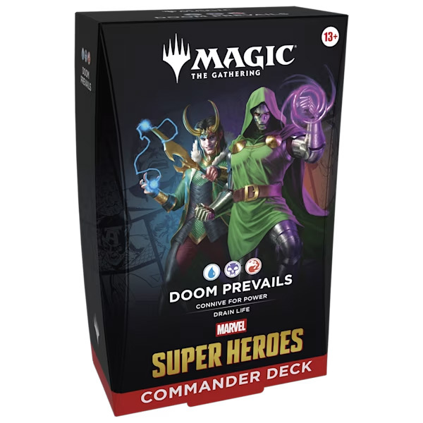 Magic the Gathering Trading Card Game Marvel Super Heroes Commander Deck Doom Prevails