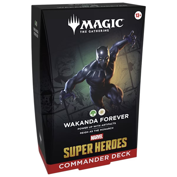 Magic the Gathering Trading Card Game Marvel Super Heroes Commander Deck Wakanda Forever