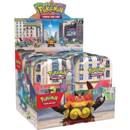Pokemon Trading Card Game Lumiose City Mini Tin Display