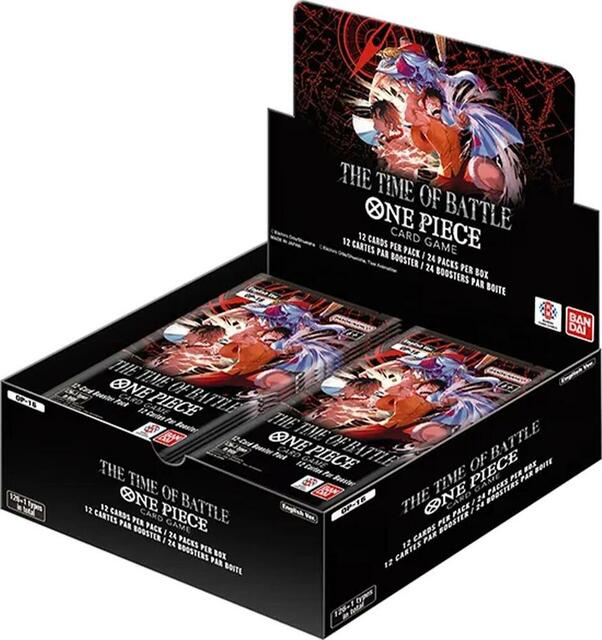 One Piece Trading Card Game OP-16 The Time of Battle Booster Box Display