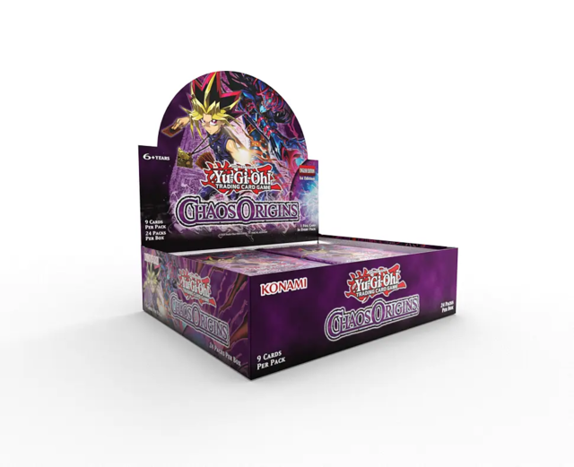 yugioh trading card game Chaos Origins 1st edition booster box